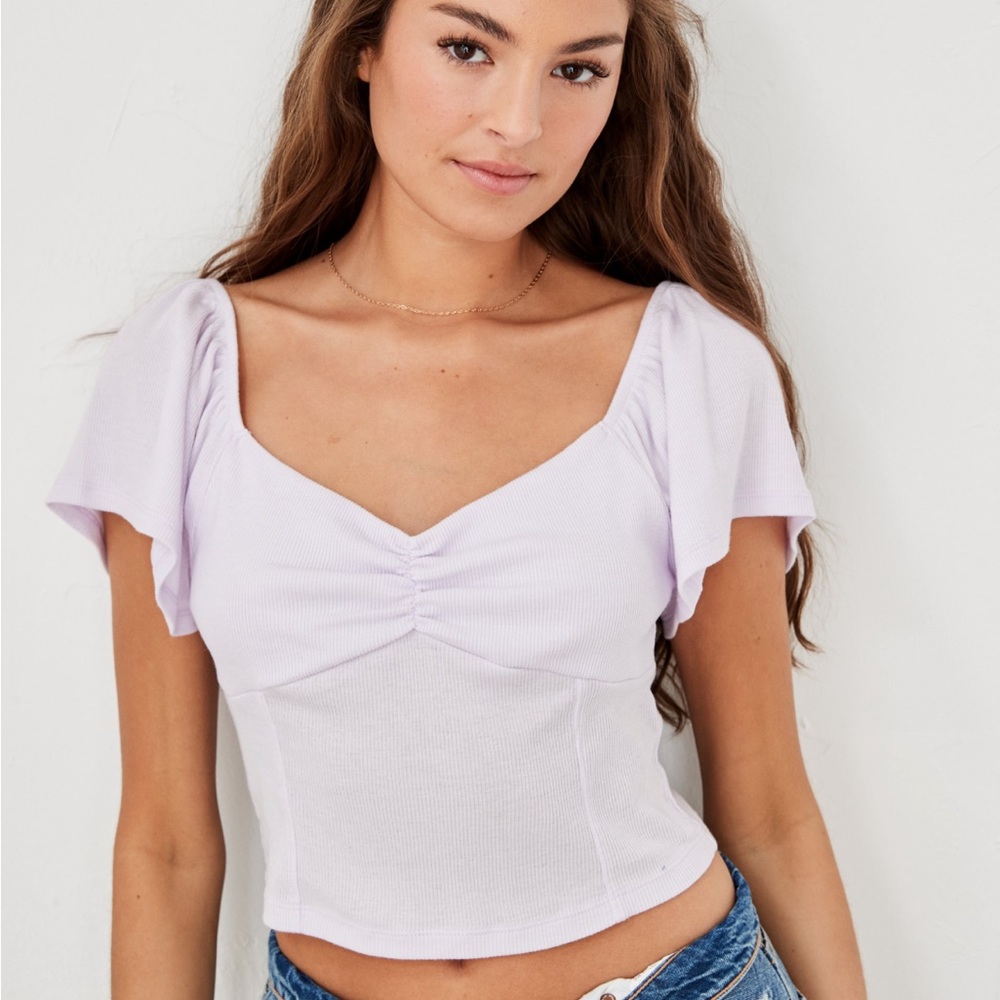 Lilac Knit Top